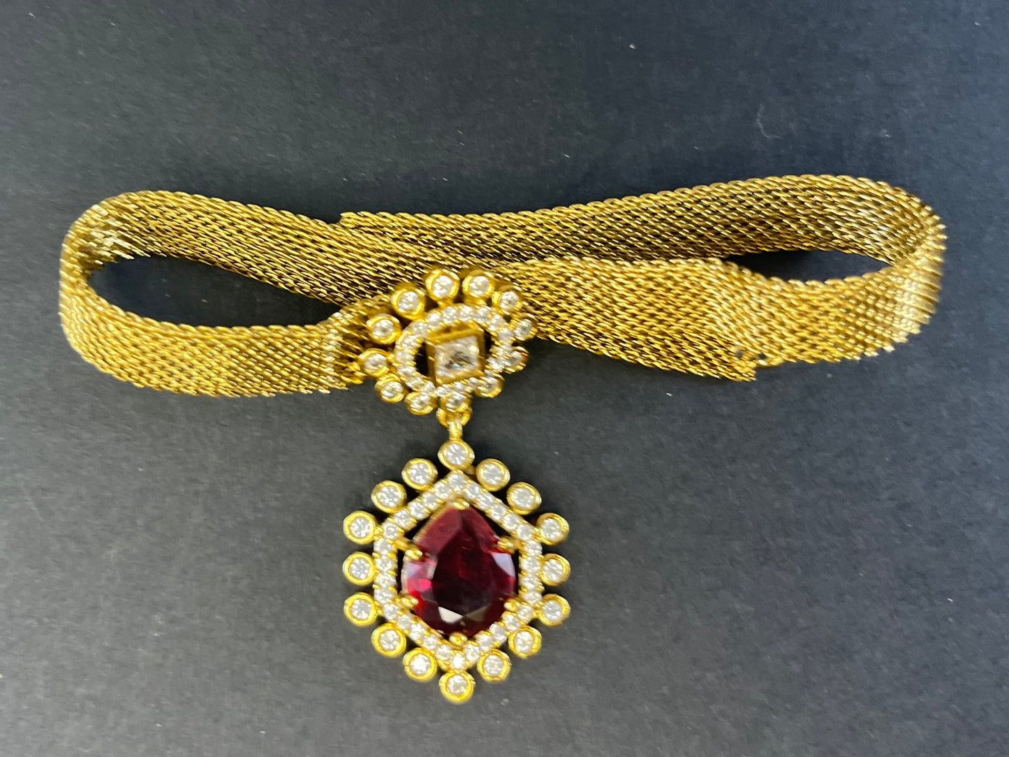 Aabha RLB- 003 Indo western AD necklace no earrings