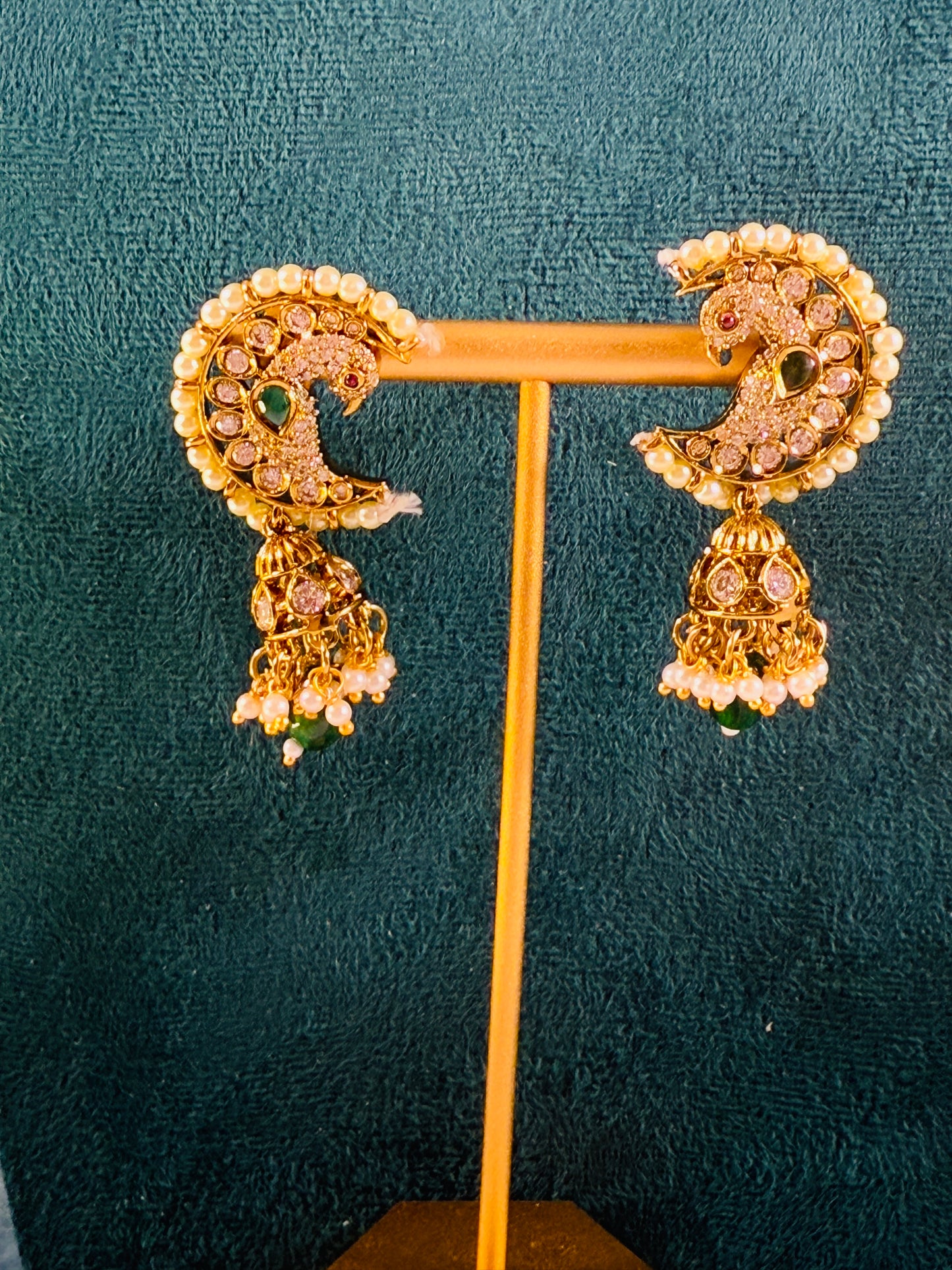 Chand- mini jhumkas