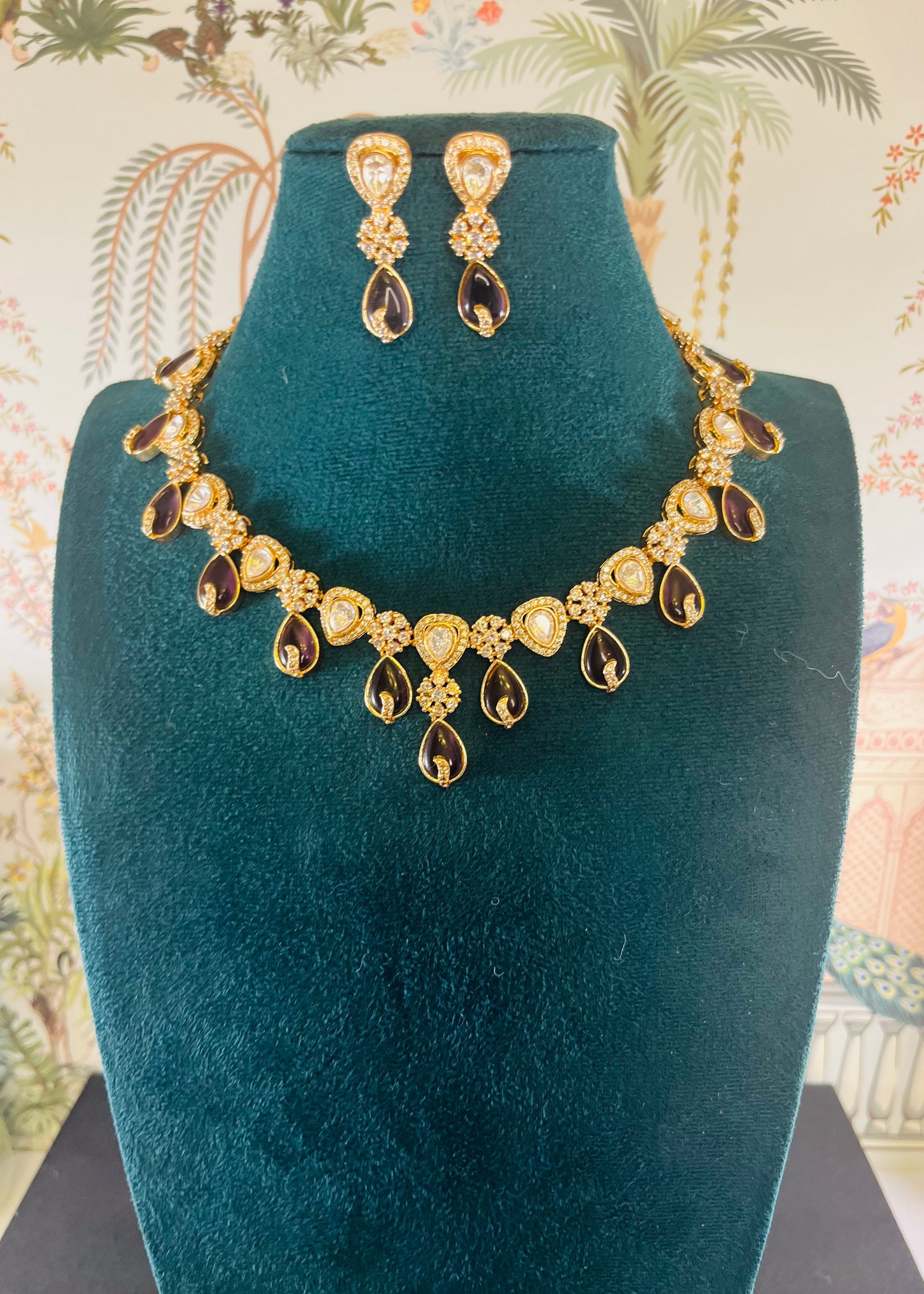 Aadya- Moissanite polki