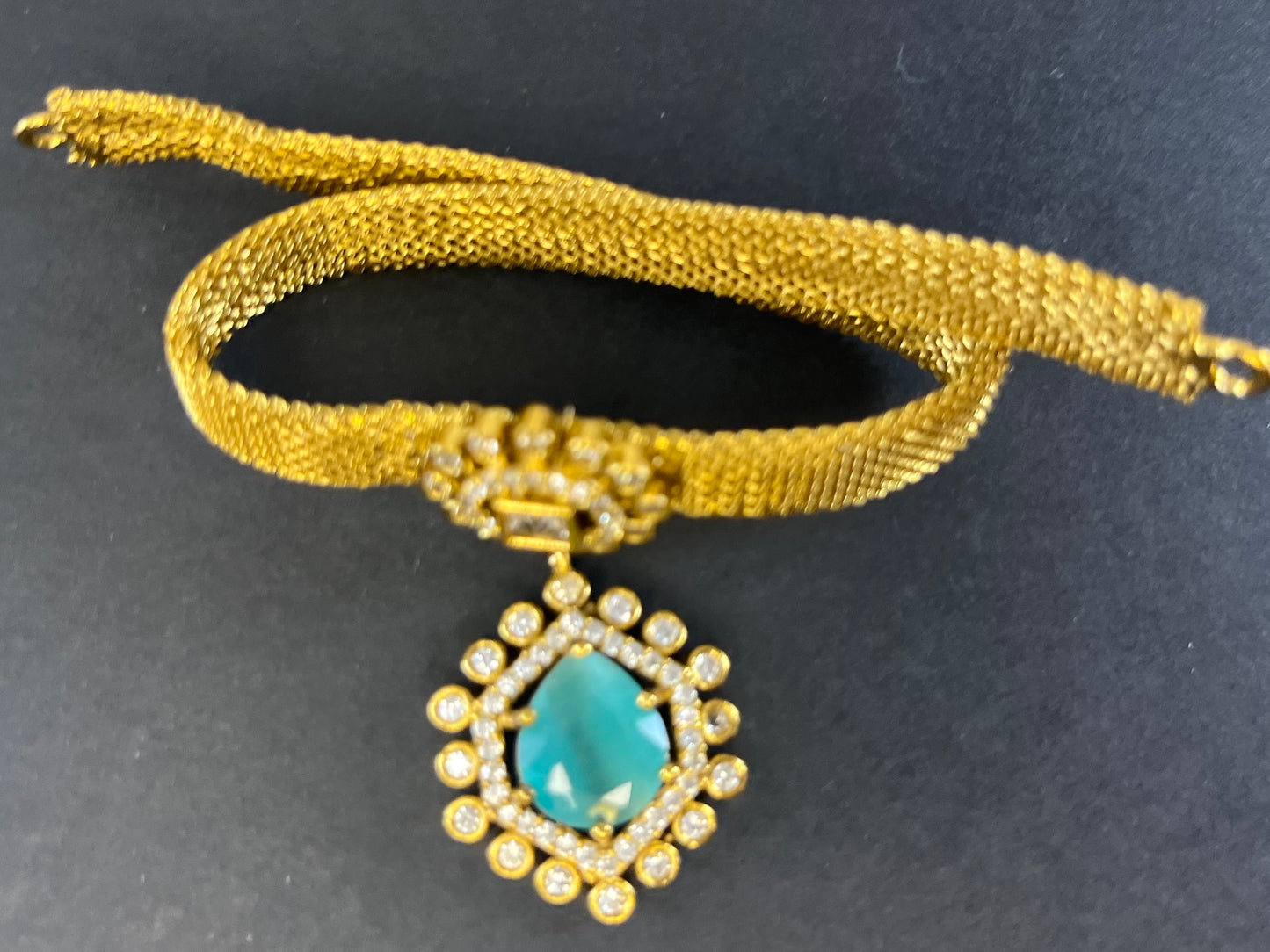 Aabha RLB- 003 Indo western AD necklace no earrings
