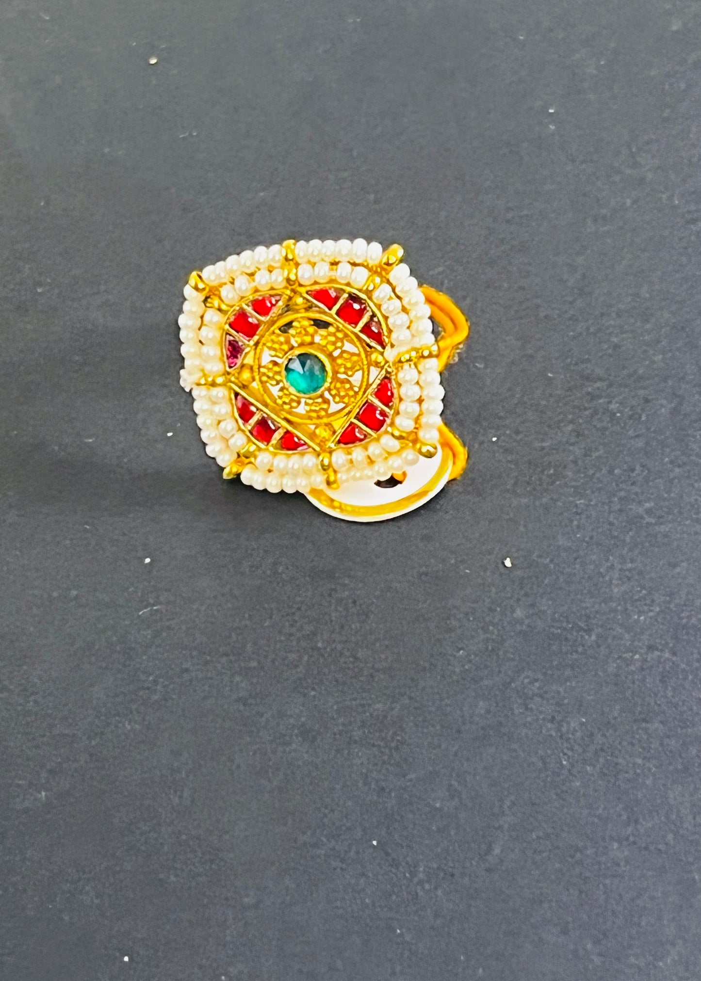 Aabha Jadau kundan rings