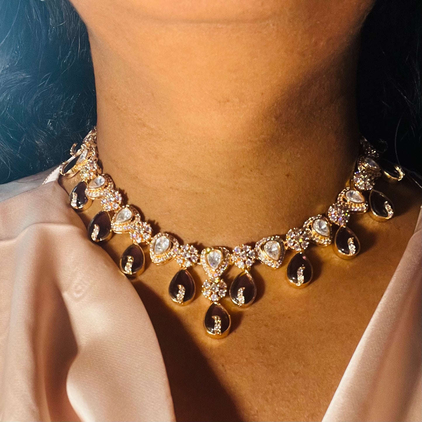 Aadya- Moissanite polki