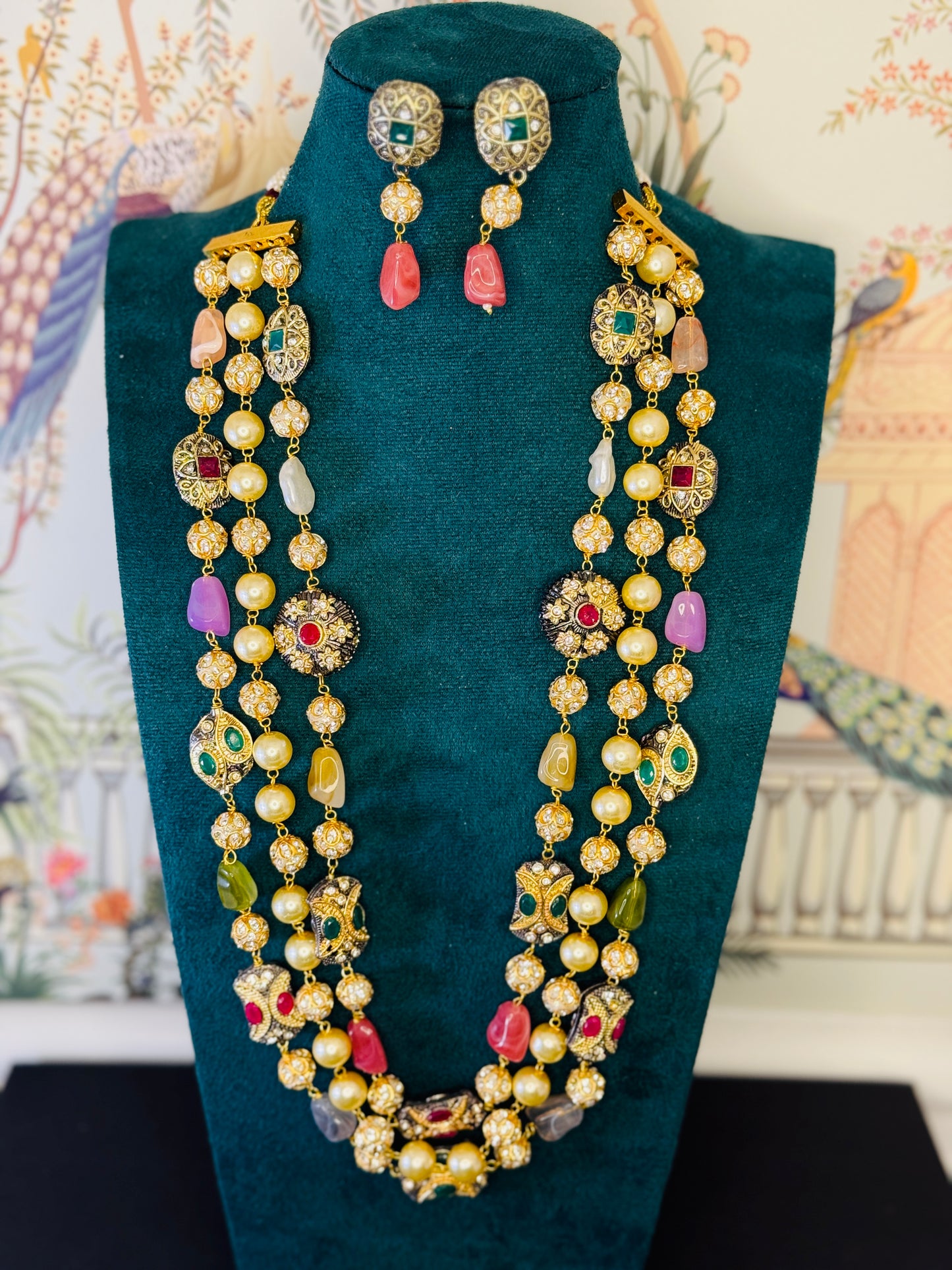 3 layer beads mala