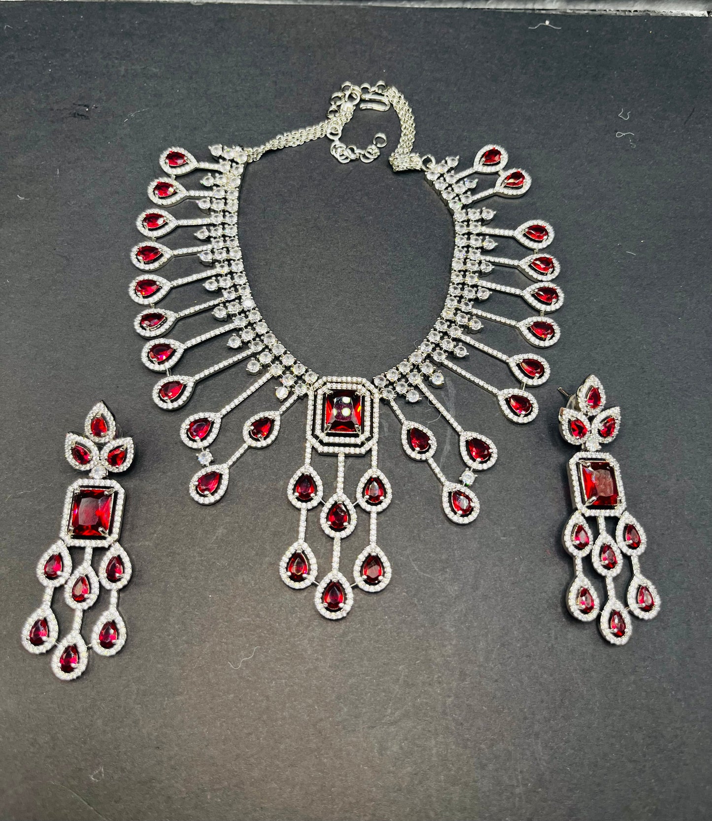 Aadya- Red Ad heavy set