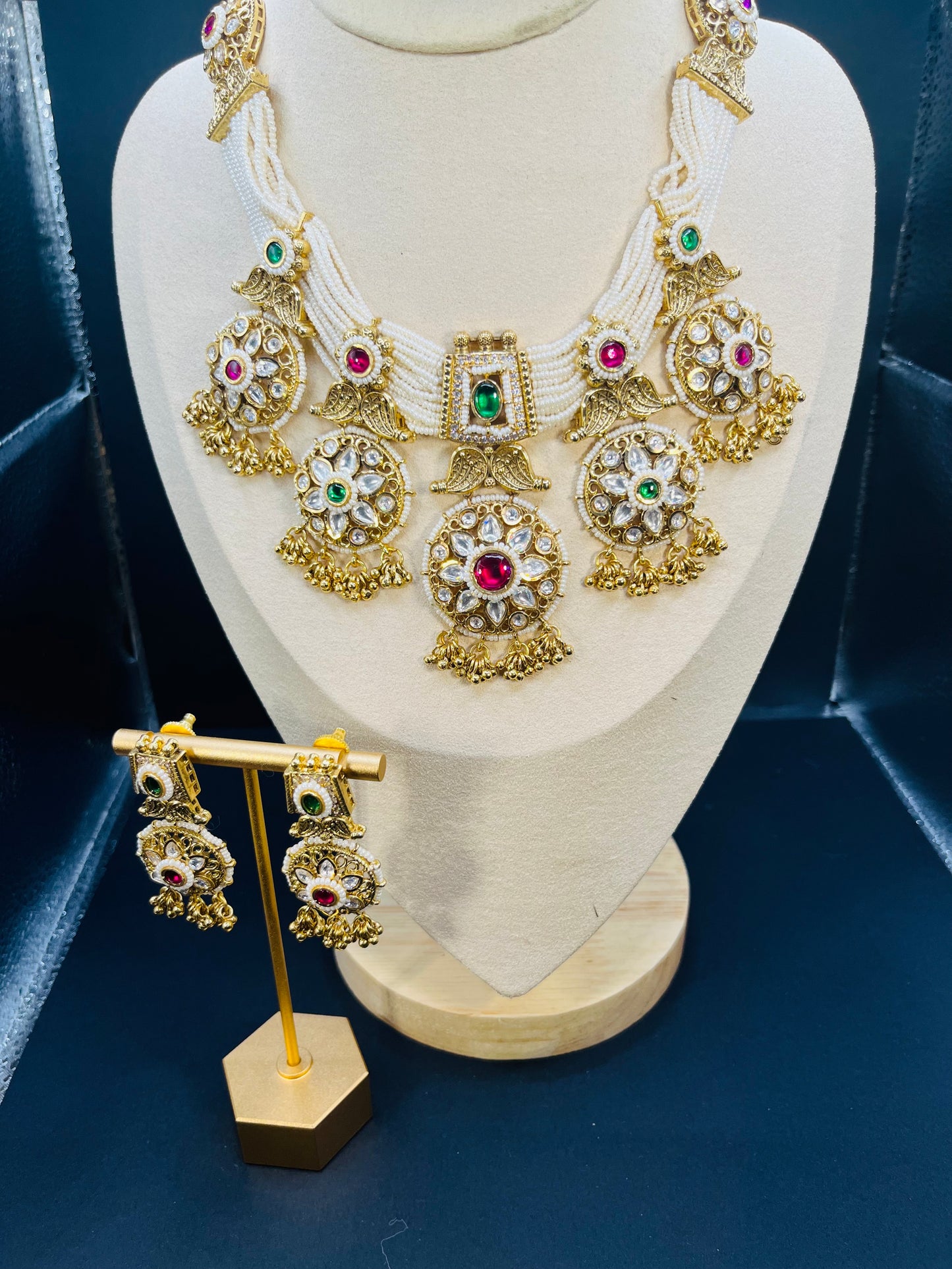 Abhika- Rajwadi heavy necklace set