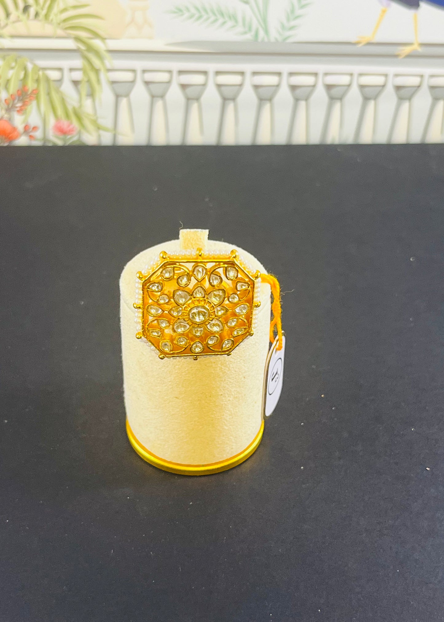 Aabha Jadau kundan rings