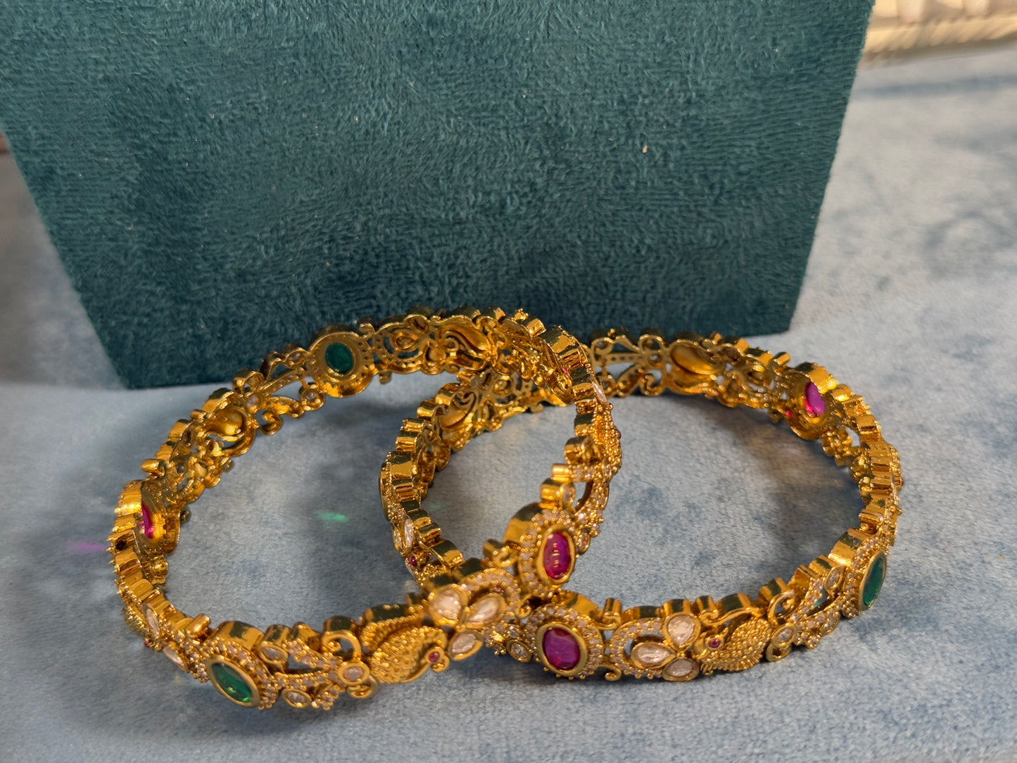 Lakshmi- Red green and AD size2-6”