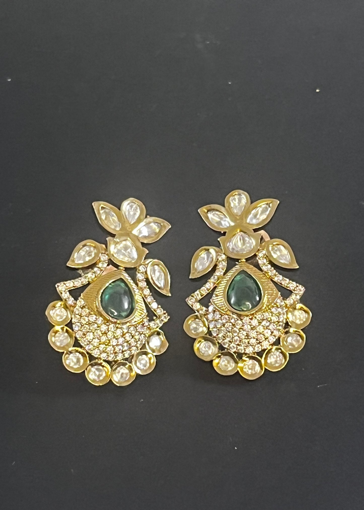 A04 Premium Kundan earrings