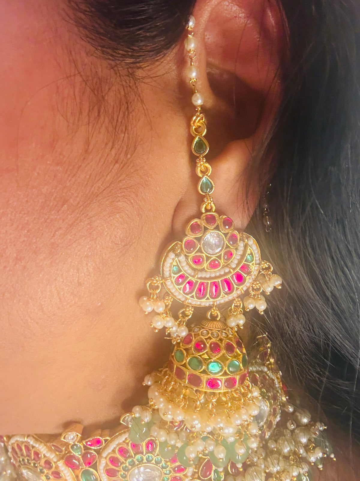 Bridal Jadau look choker