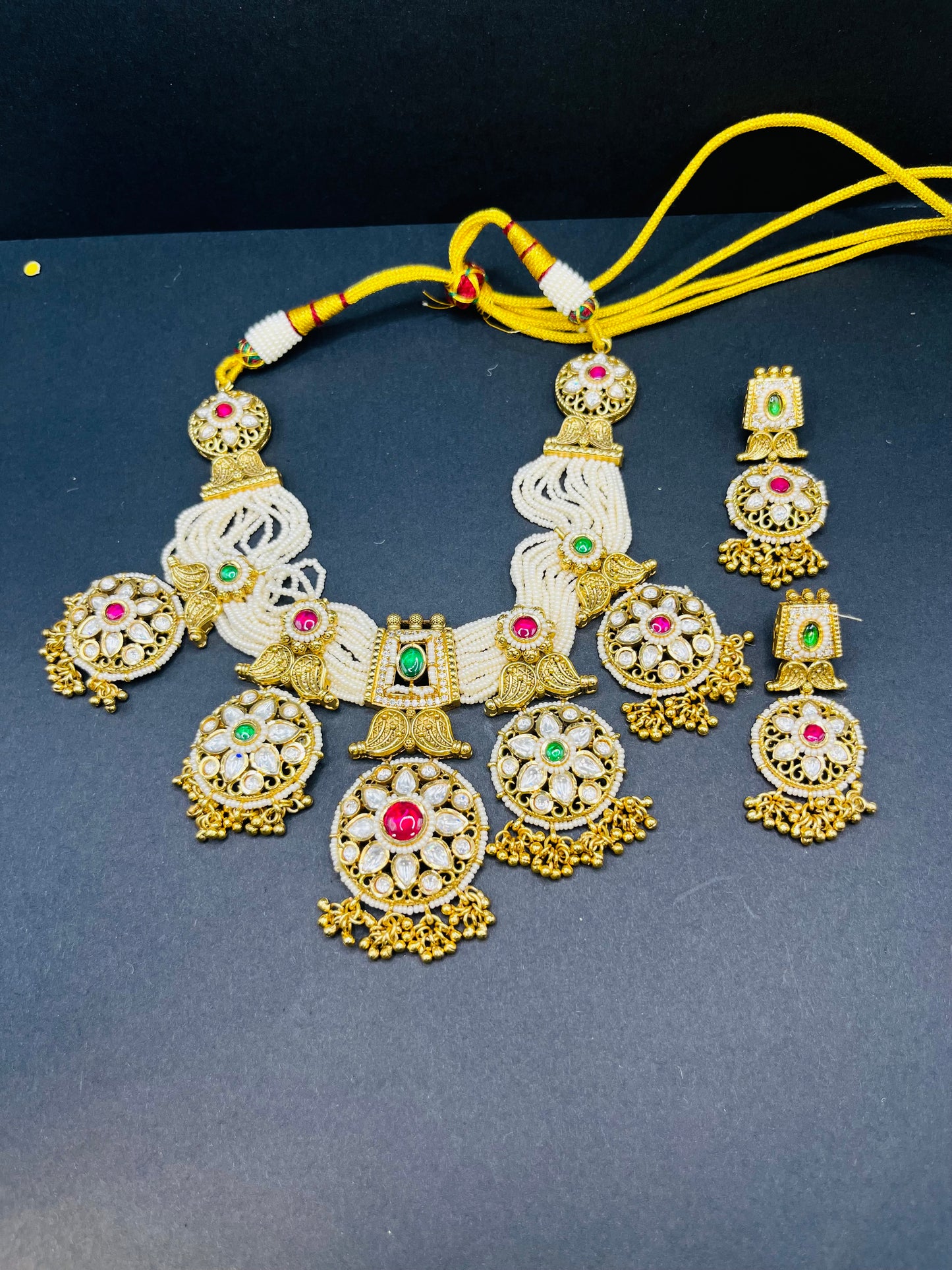 Abhika- Rajwadi heavy necklace set