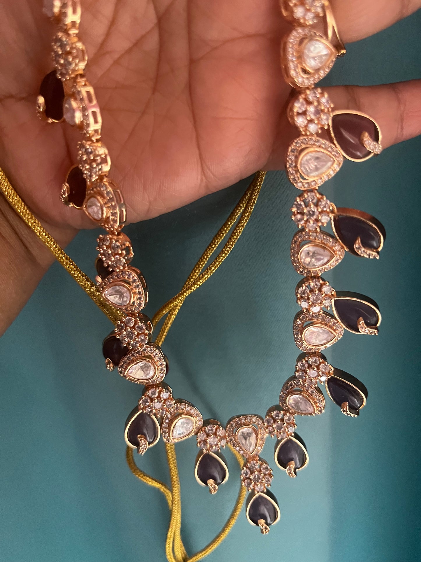 Aadya- Moissanite polki
