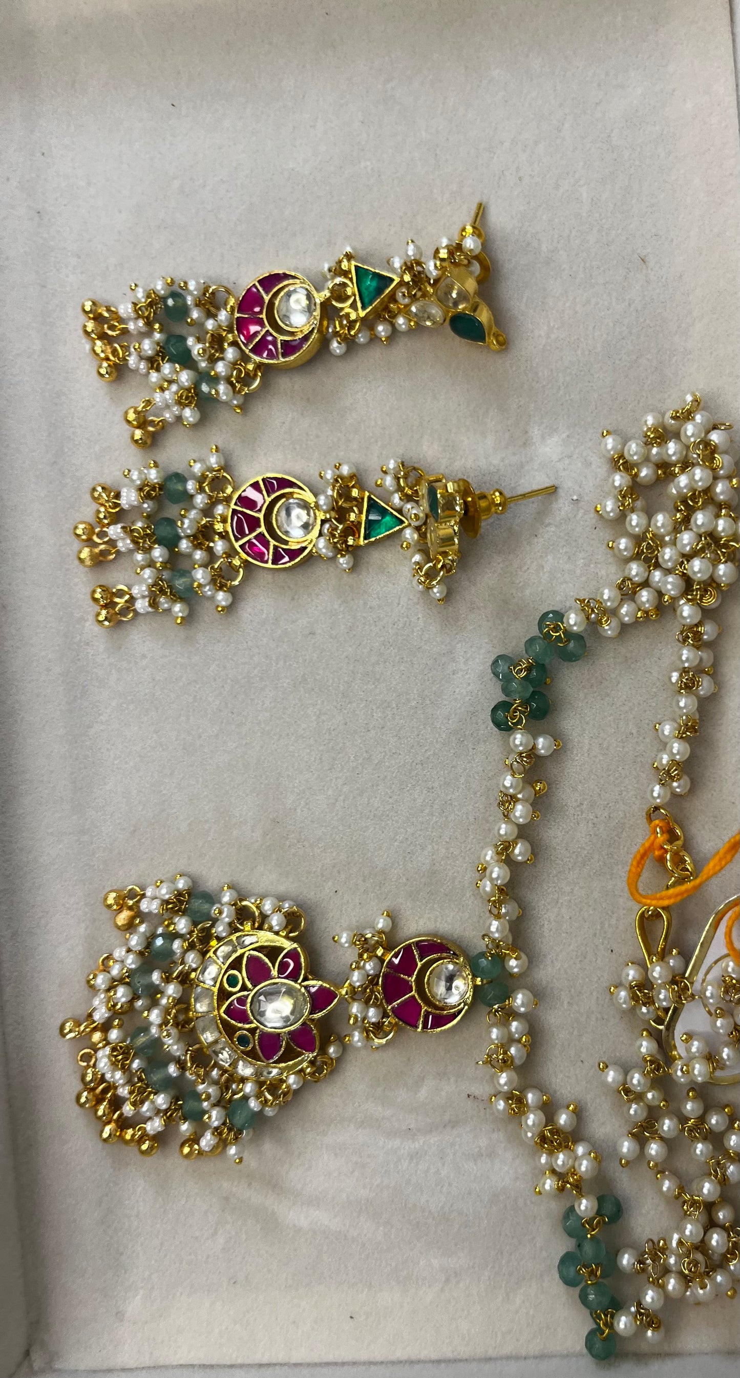Real pachi kundan premium quality set