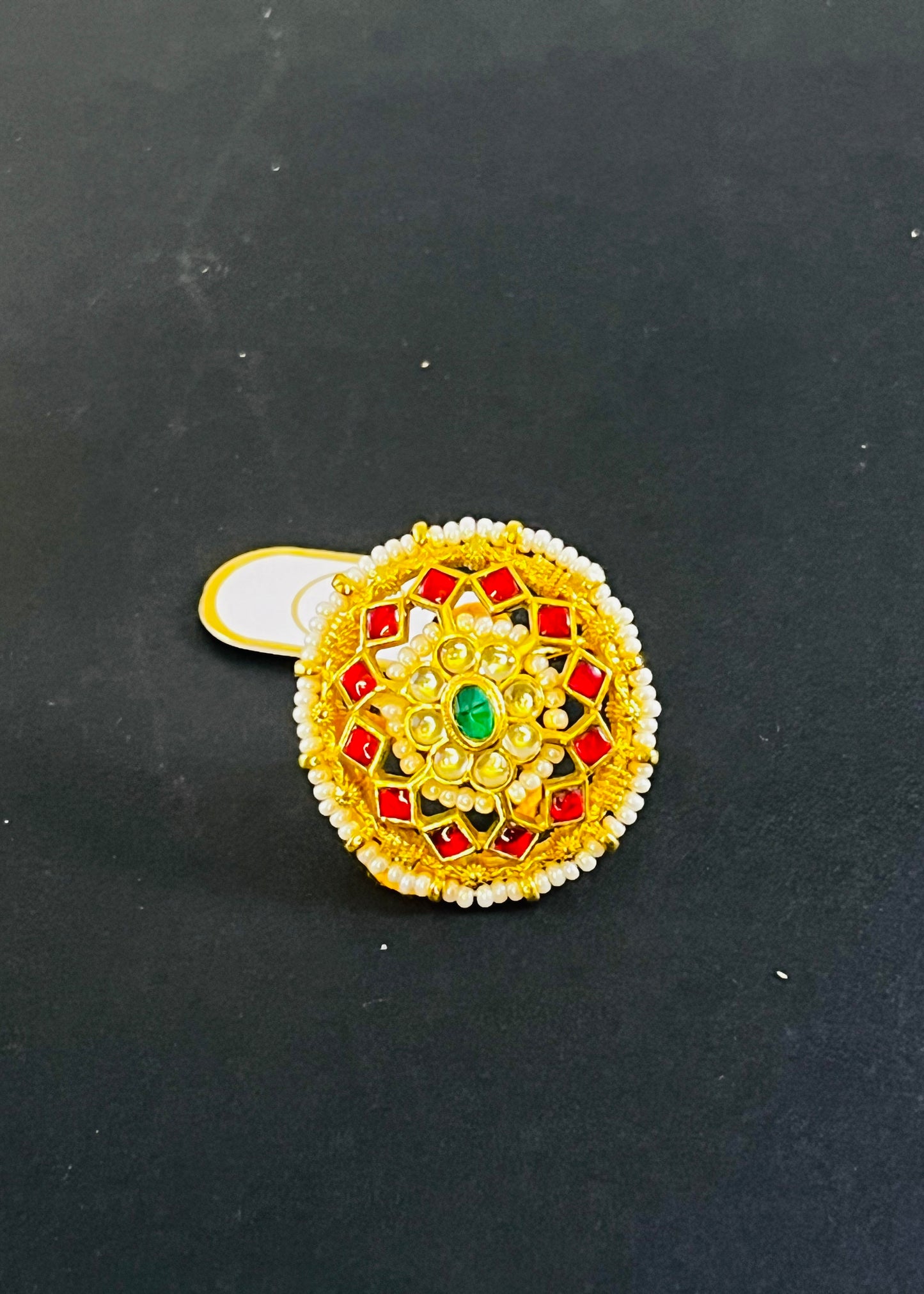 Aabha Jadau kundan rings