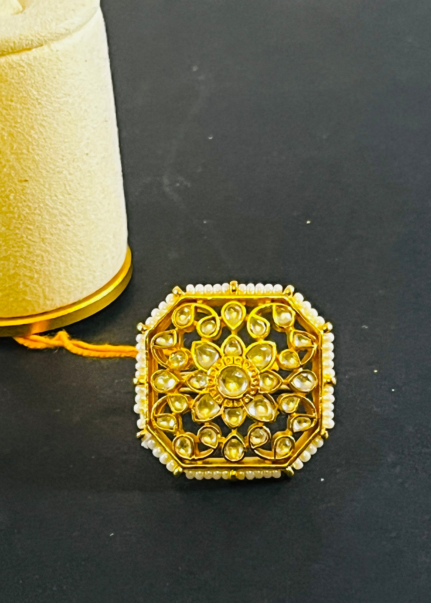 Aabha Jadau kundan rings