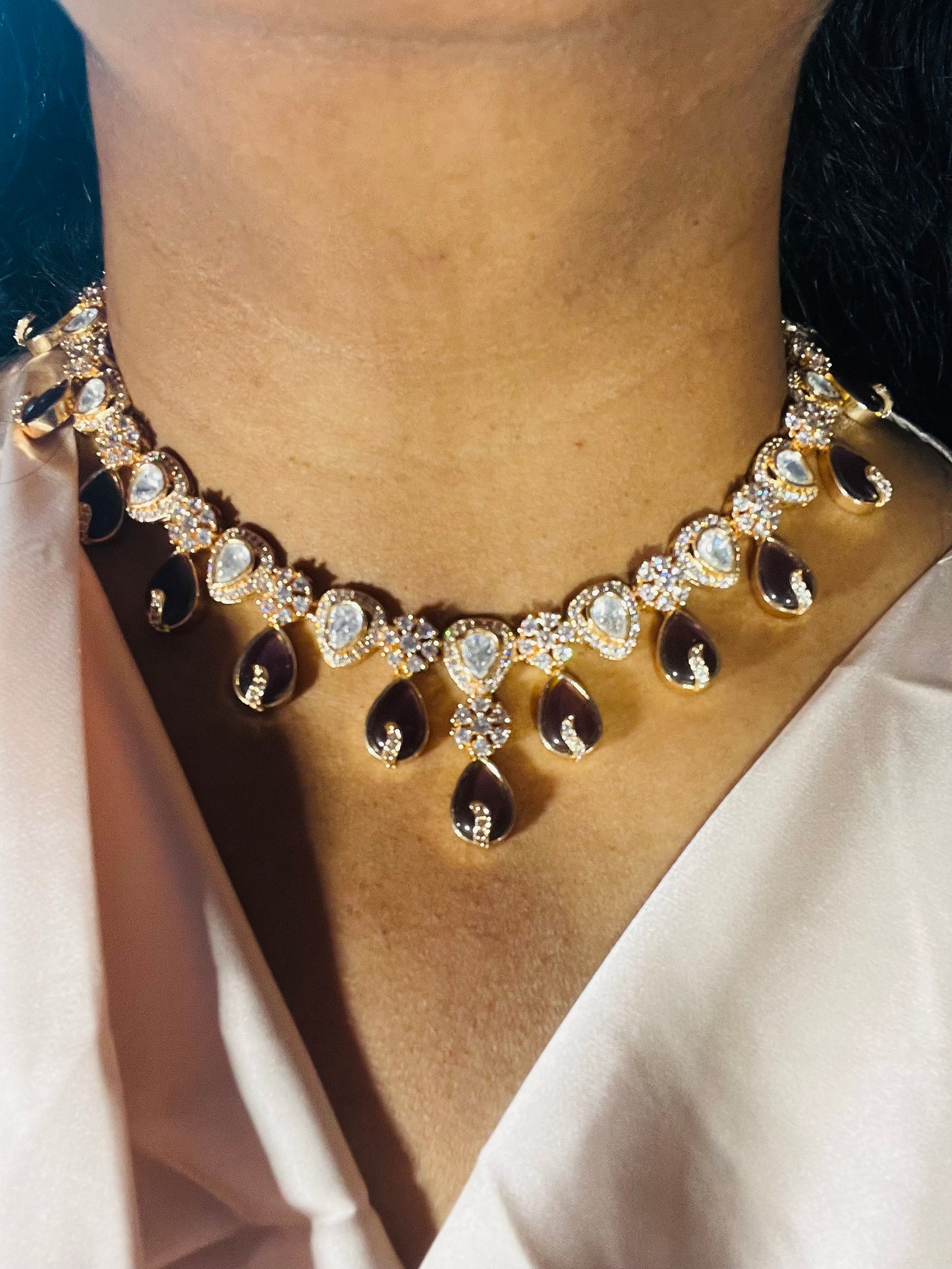 Aadya- Moissanite polki