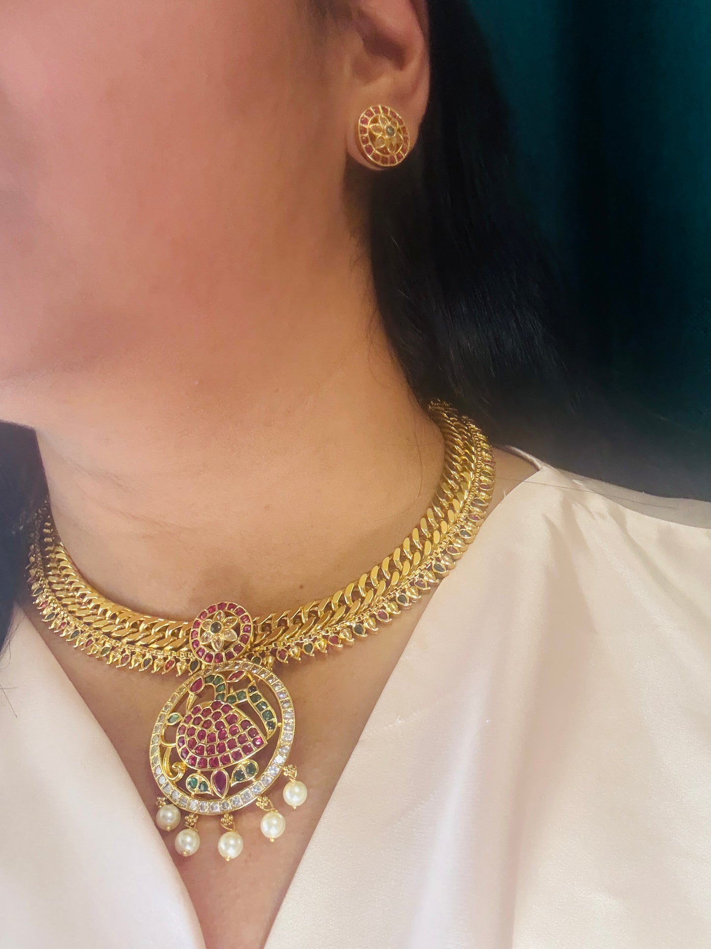 Trini- 3 pendant necklace