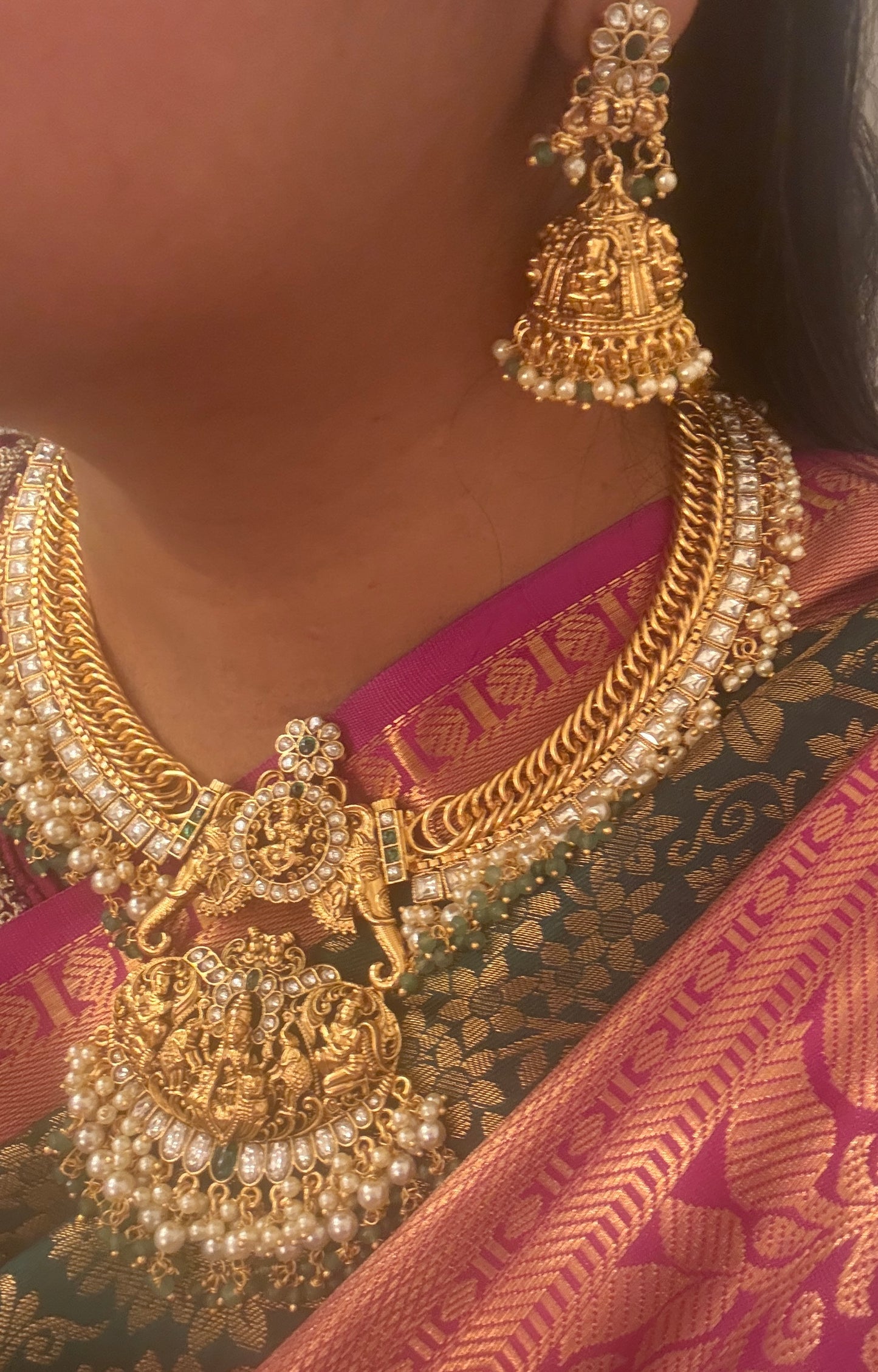 Gajgamini- Royal Elephant Green Jalebi