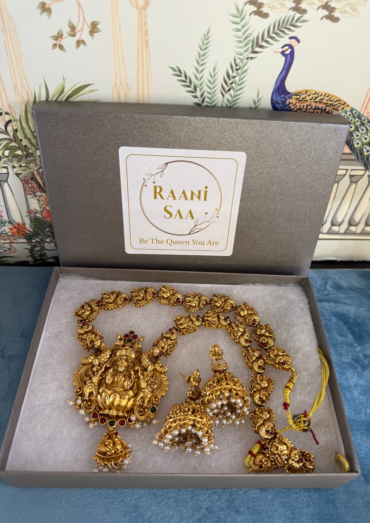 Aabha RLB-020 Temple style long necklace