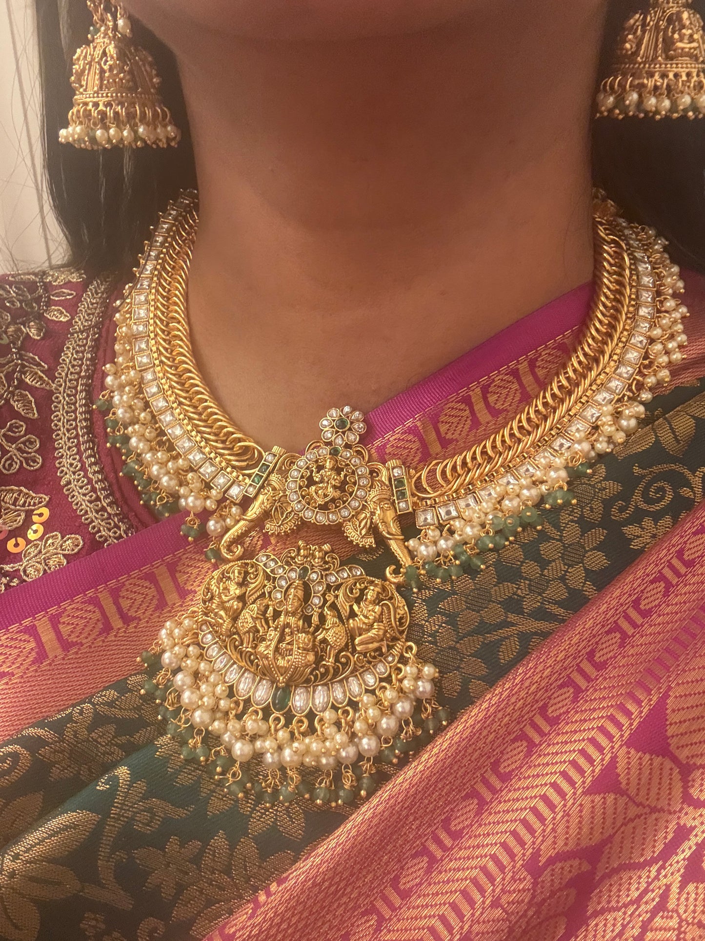 Gajgamini- Royal Elephant Green Jalebi