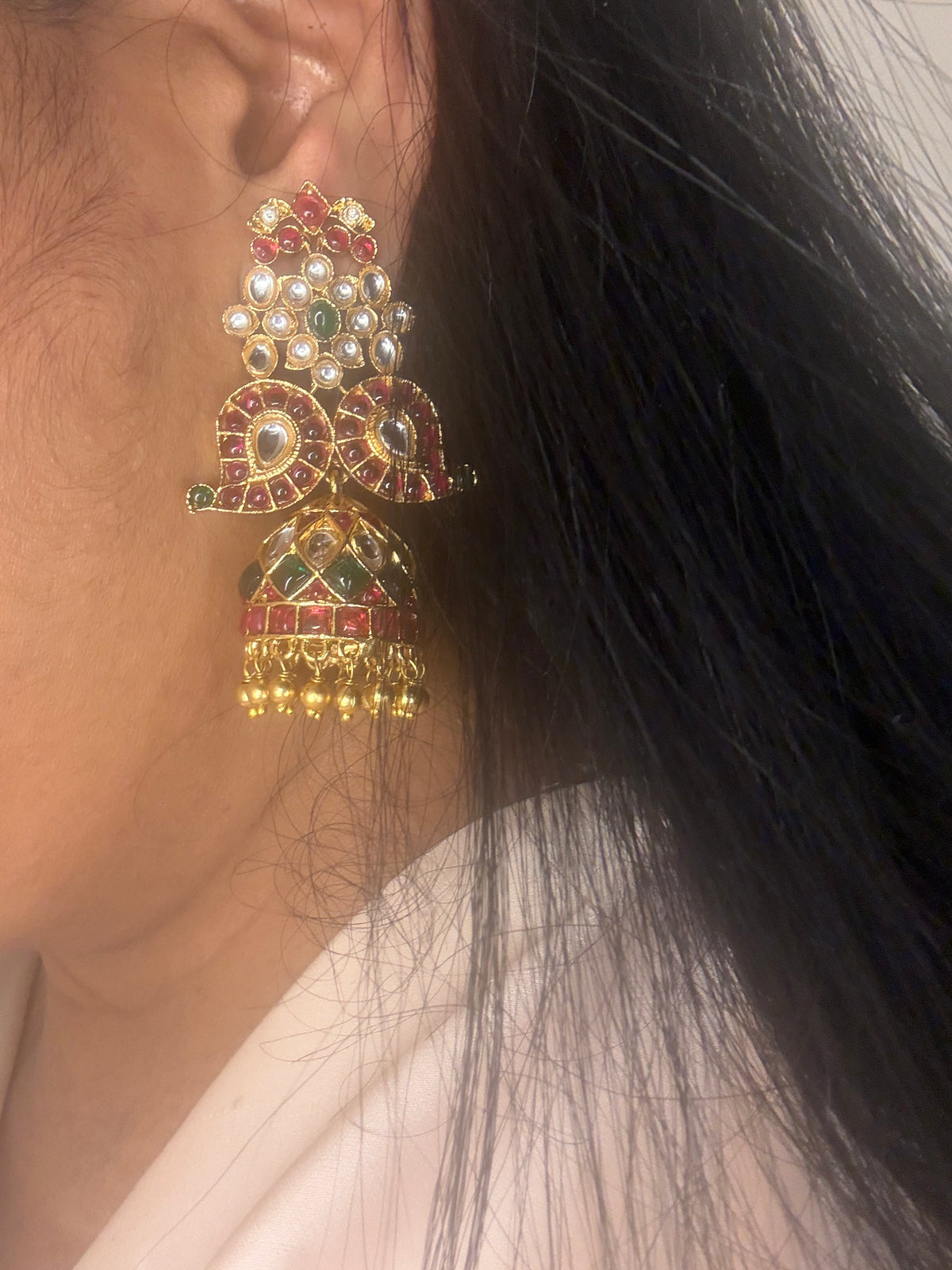 Mango look earrings
