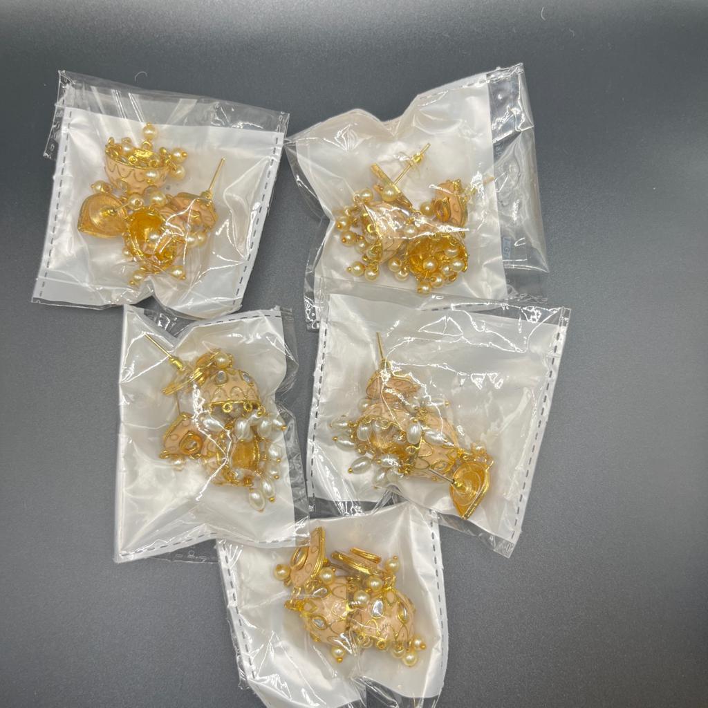 Jhumkas kundan meena