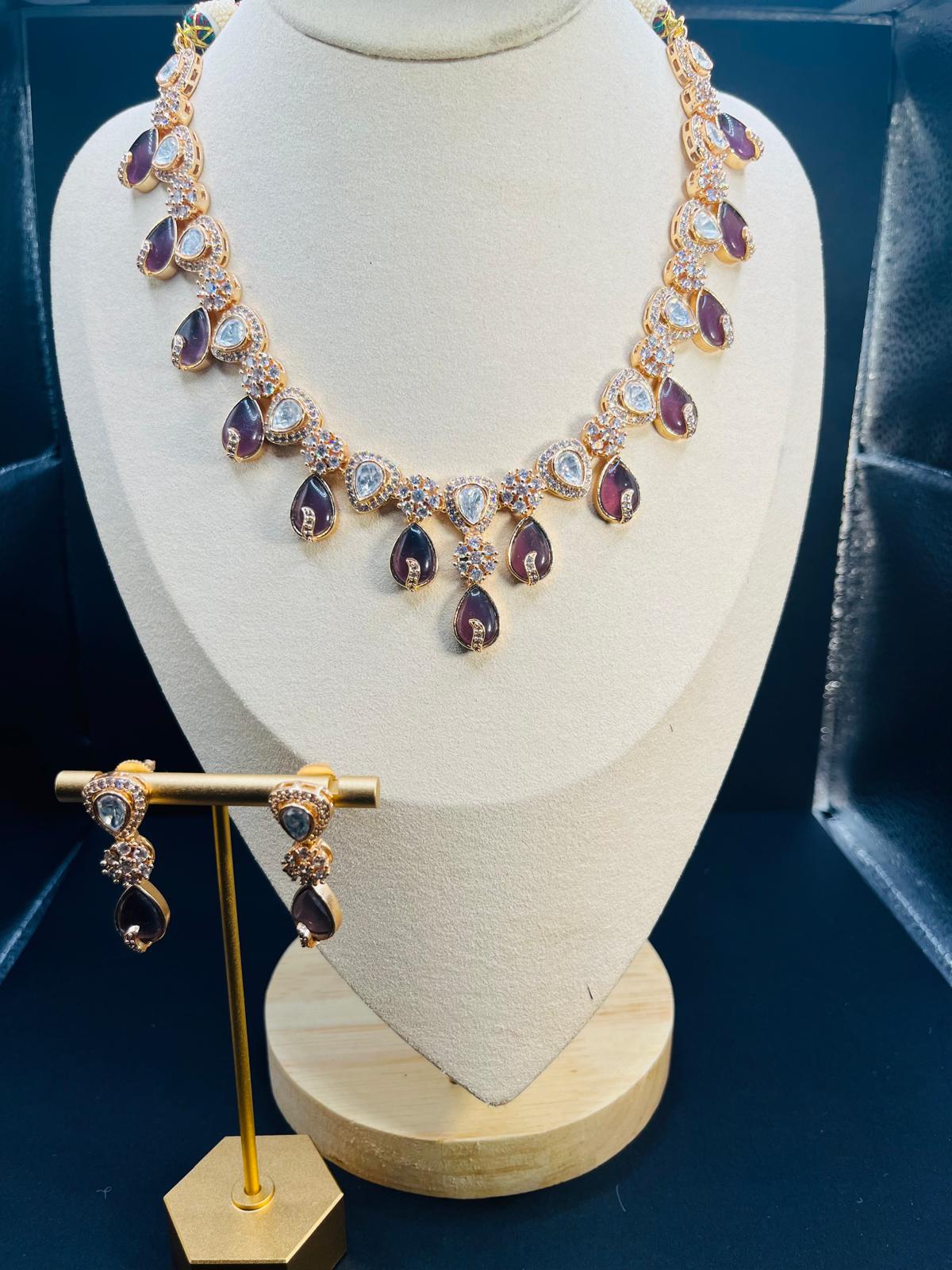 Aadya- Moissanite polki