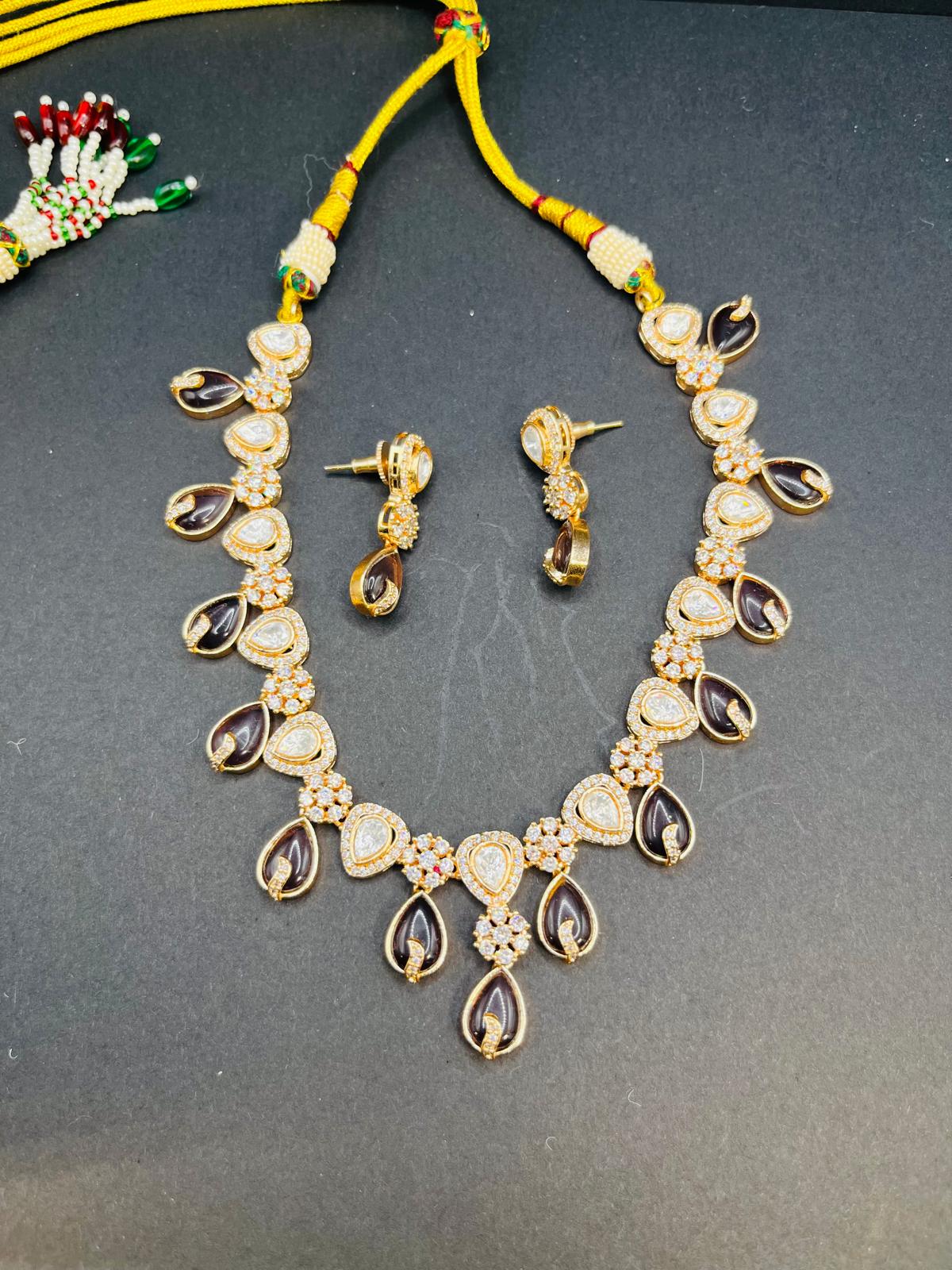 Aadya- Moissanite polki