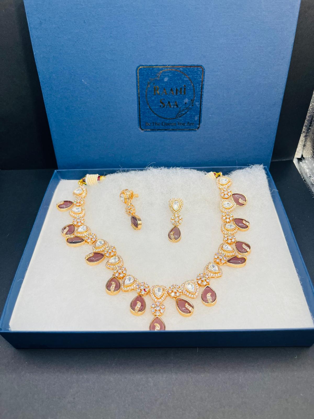 Aadya- Moissanite polki