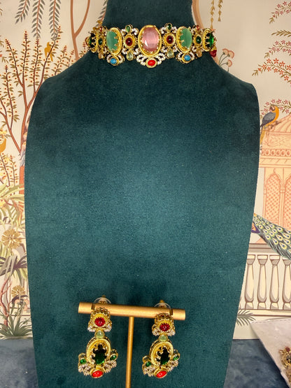 Sabyasachi inspired fusion necklace