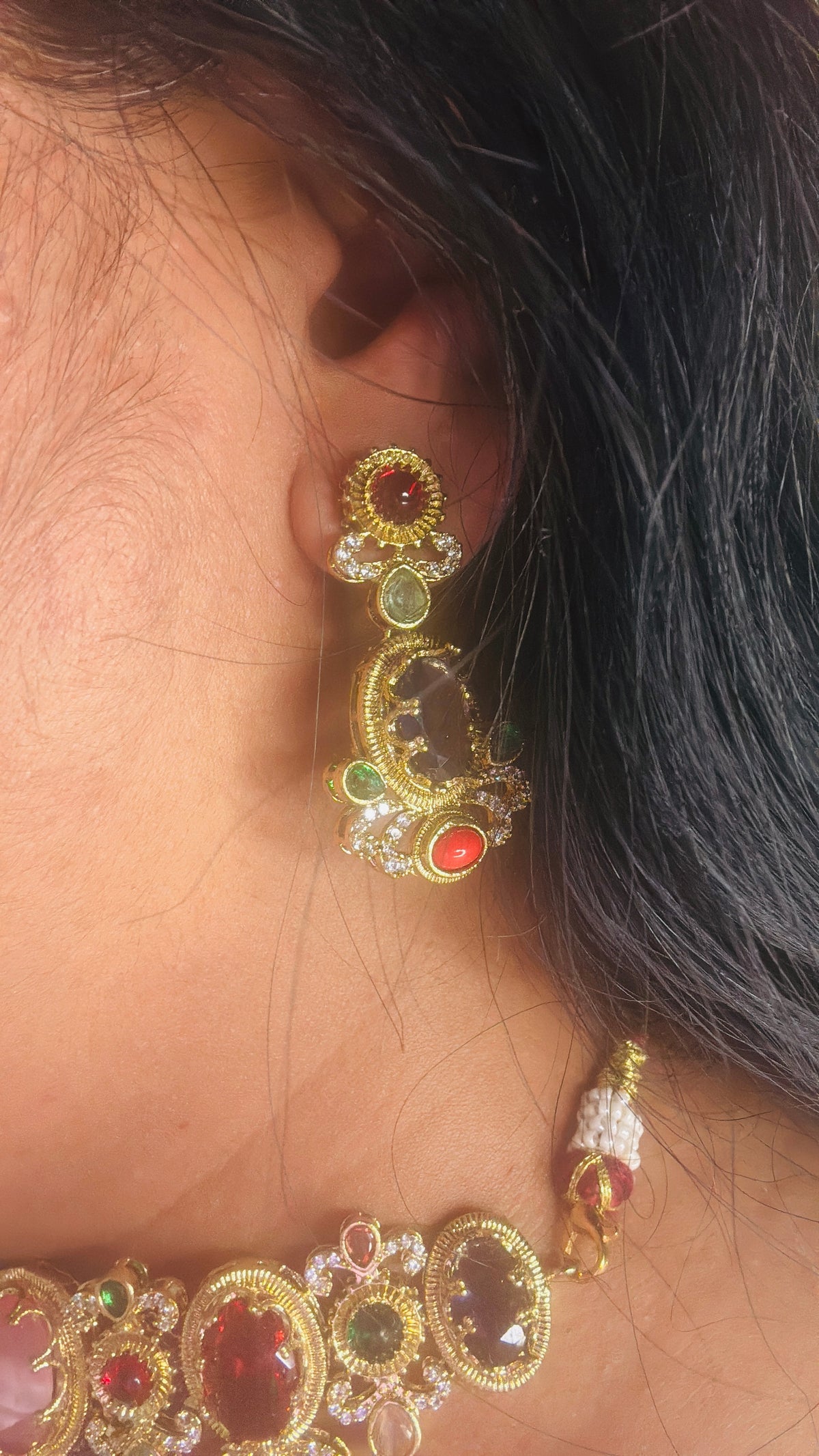 Sabyasachi inspired fusion necklace