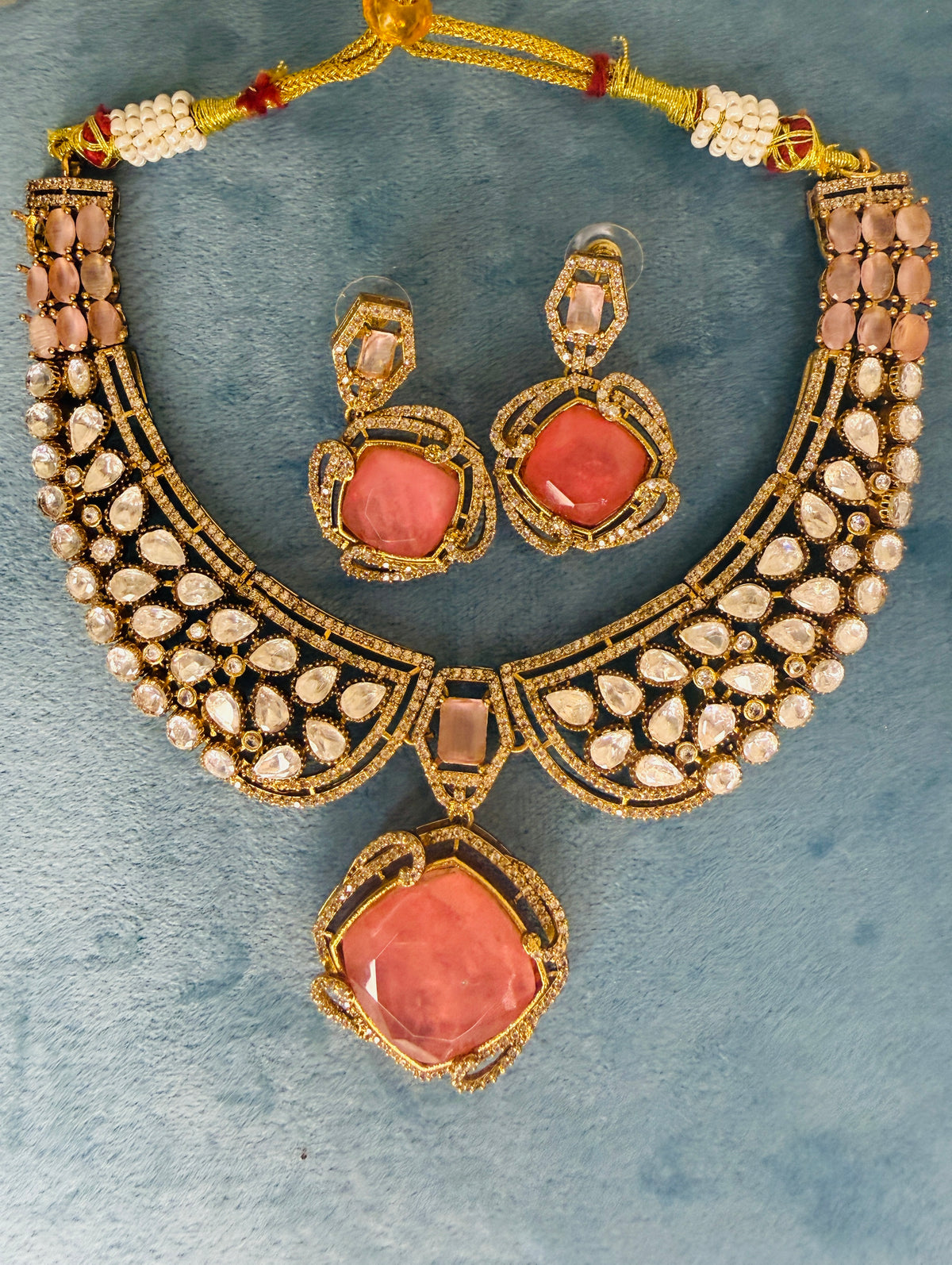 Aadya- pink kundan