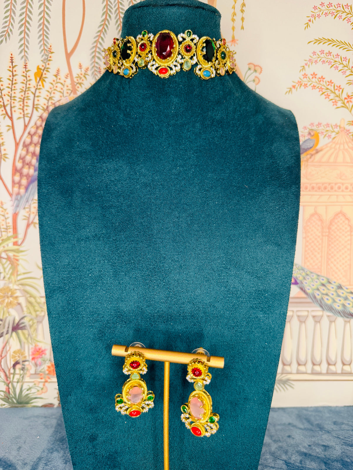 Sabyasachi inspired fusion necklace
