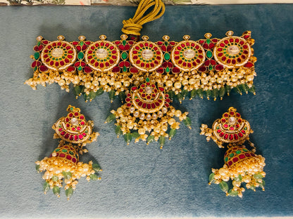 Bridal Jadau look choker
