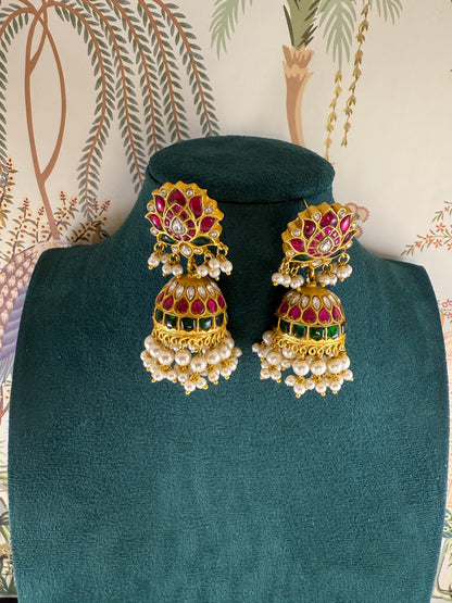 Kamal- Real Jadau Jhumkas