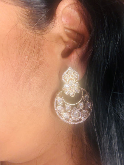 A04 Premium Kundan earrings