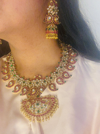 Amram- Multi beads mango set
