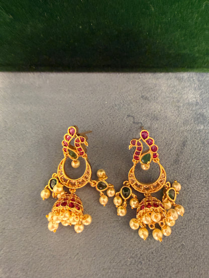 Khaga - mini bird jhumkas
