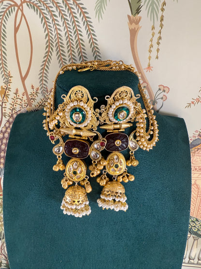 RC- 003 Gold replica with pachi detailing with earchain