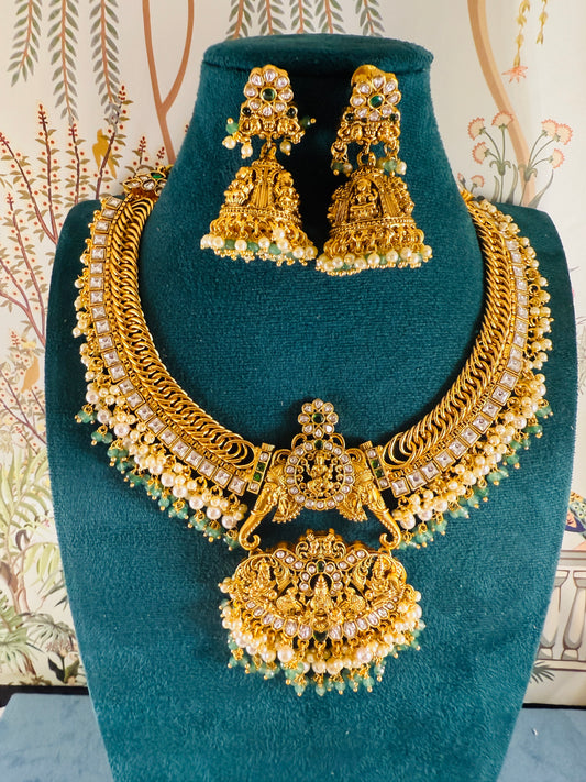 Gajgamini- Royal Elephant Green Jalebi