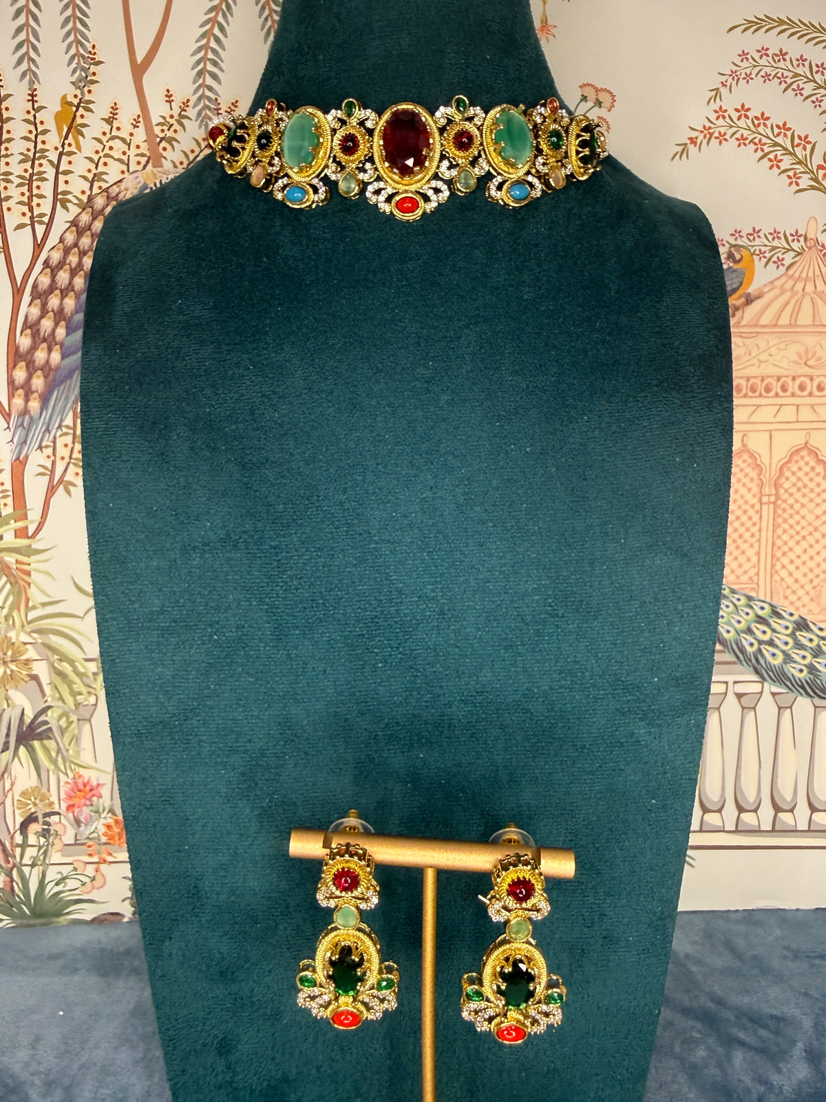 Sabyasachi inspired fusion necklace