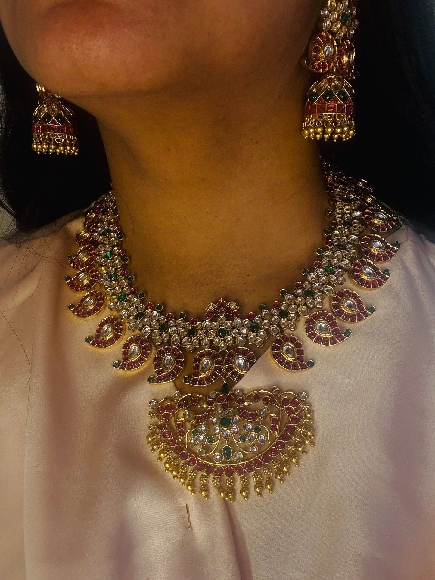 Amram- Multi beads mango set