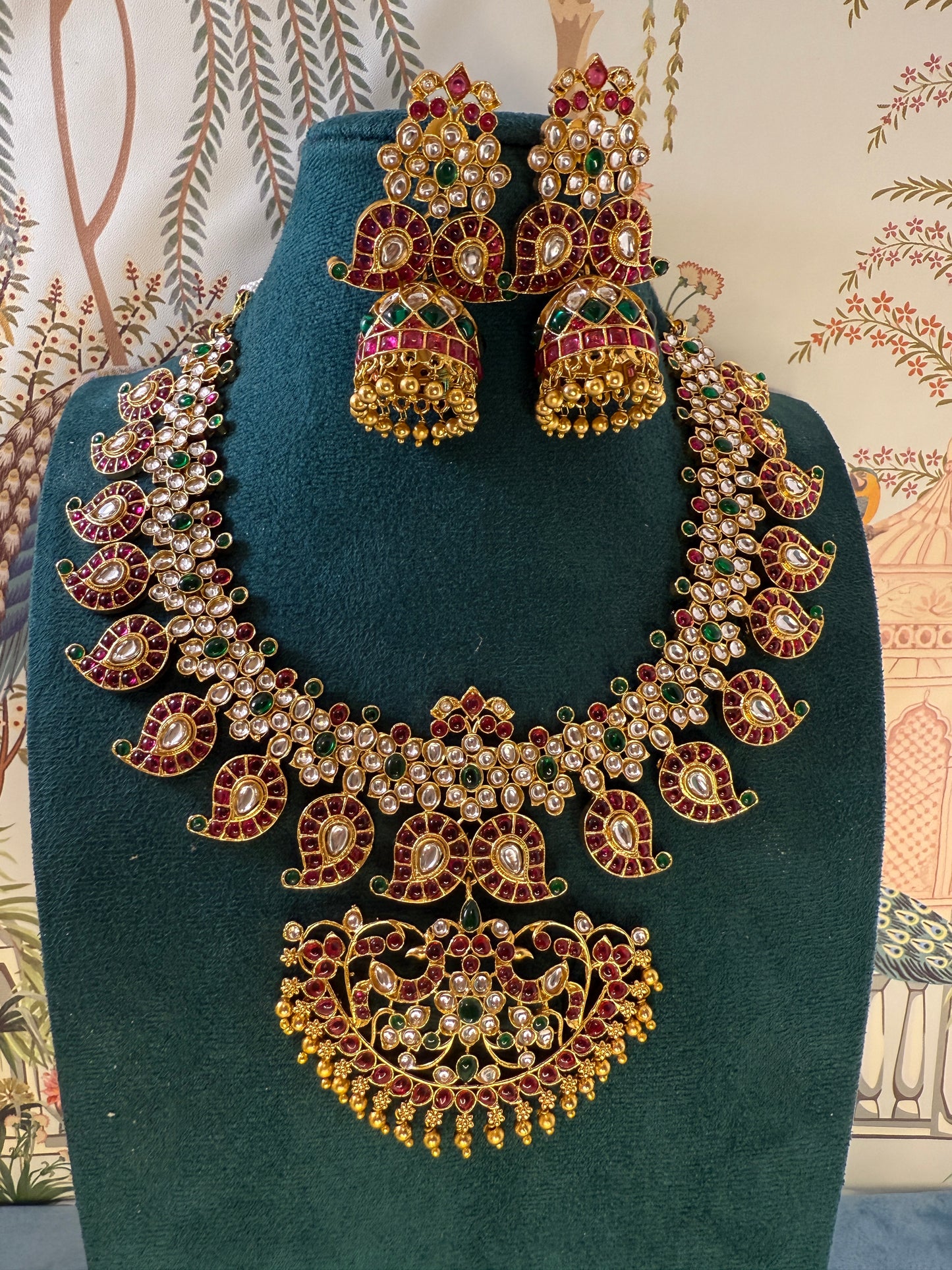 Amram- Multi beads mango set