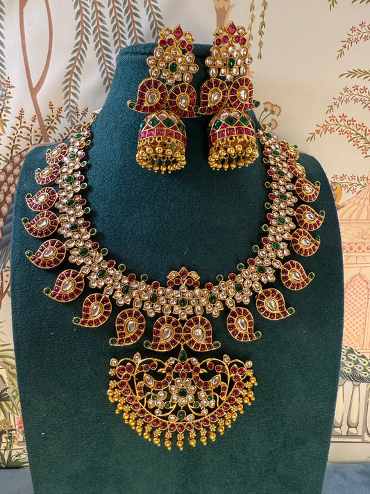 Amram- Multi beads mango set