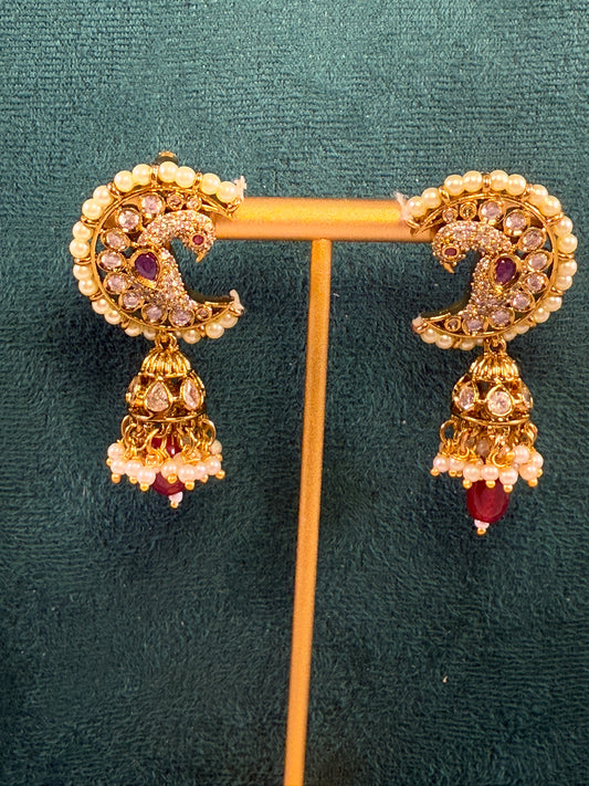 Chand- mini jhumkas