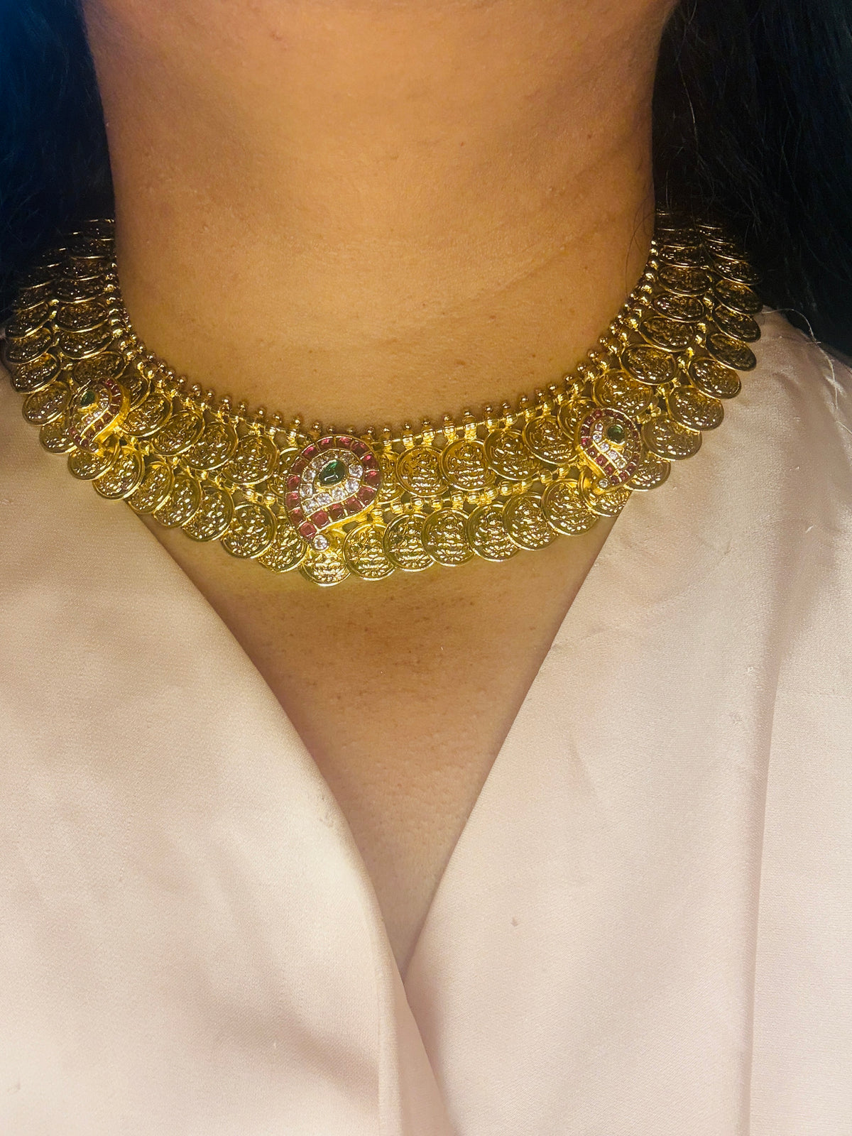 Kasu with mango pendant