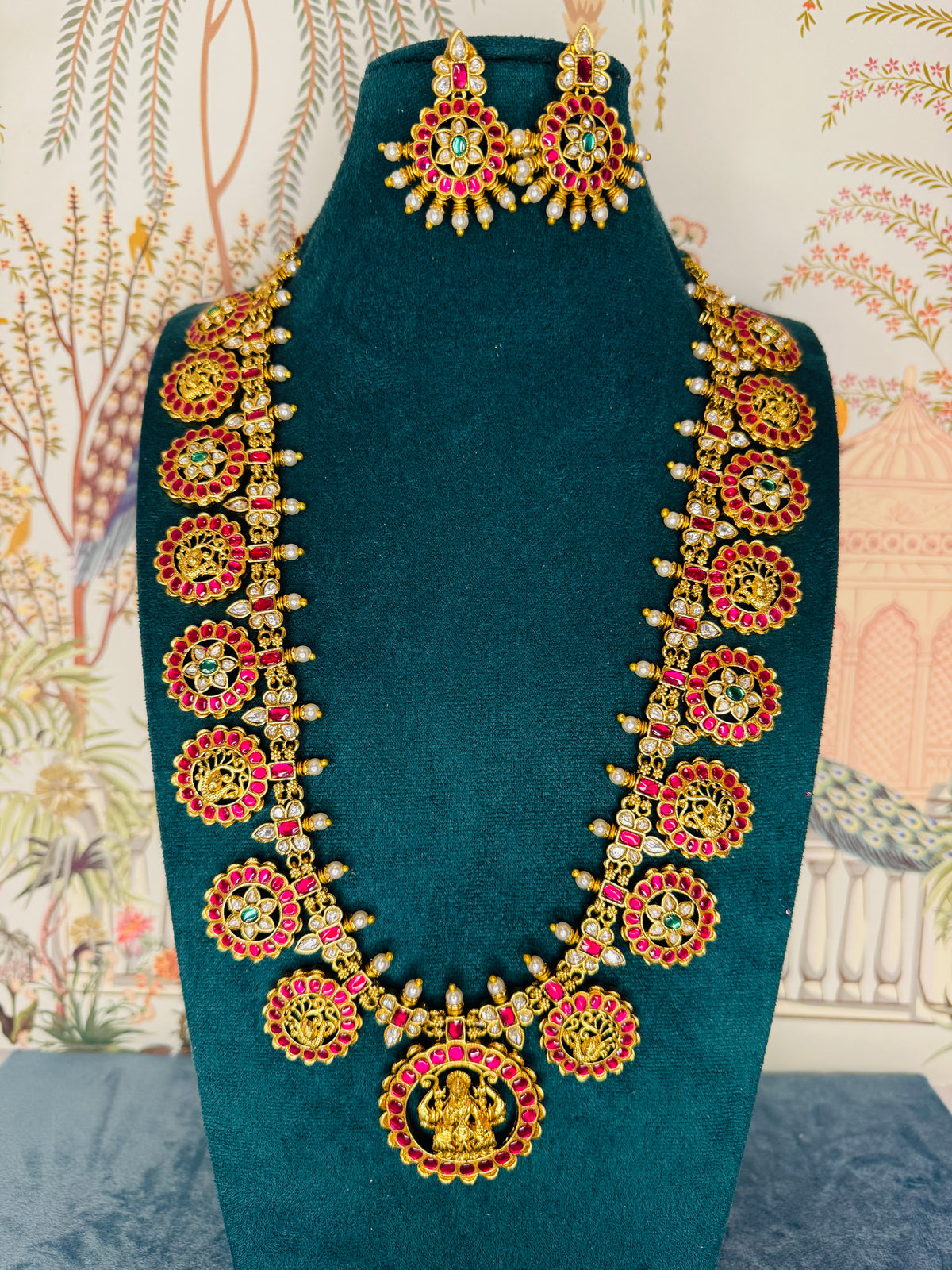 Traditional bottumala Jadau look- long and short option
