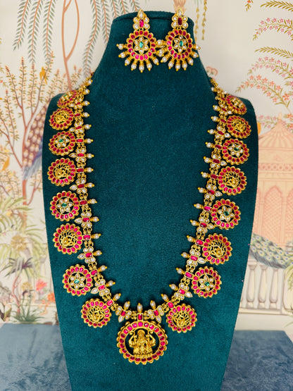 Traditional bottumala Jadau look- long and short option
