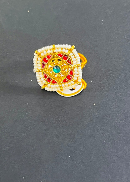 Aabha Jadau kundan rings