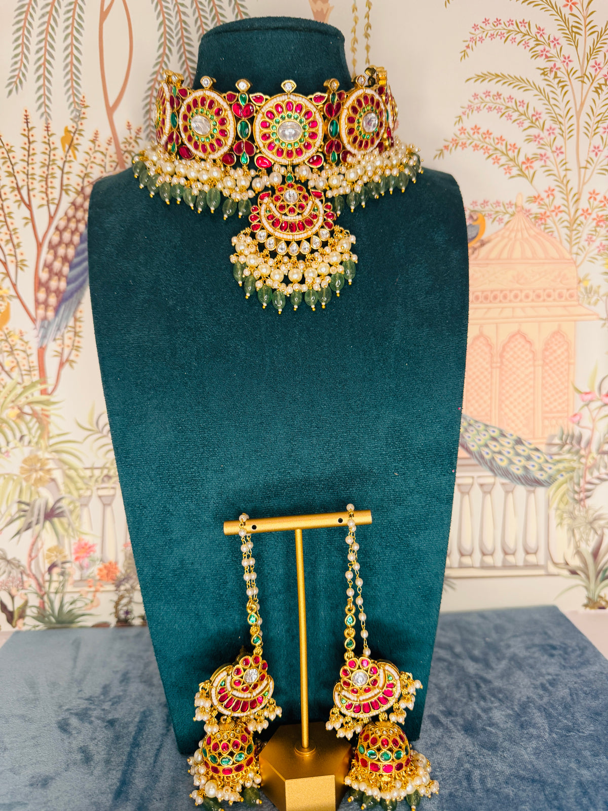 Bridal Jadau look choker