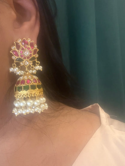 Kamal- Real Jadau Jhumkas